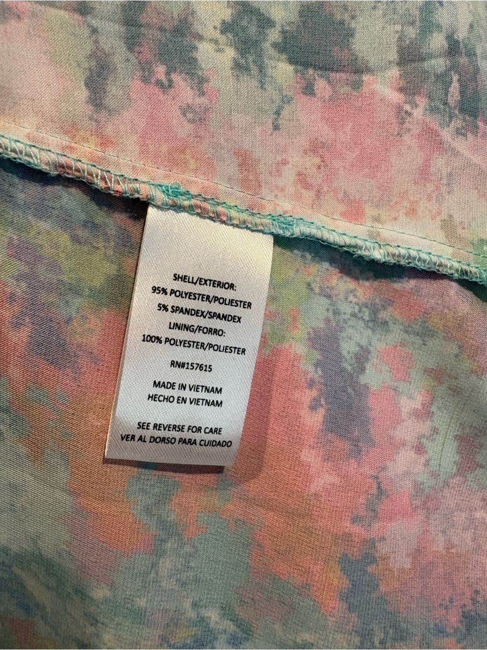 Vibrant Multicolor Maxi Slip Dress - Picture 6 of 7
